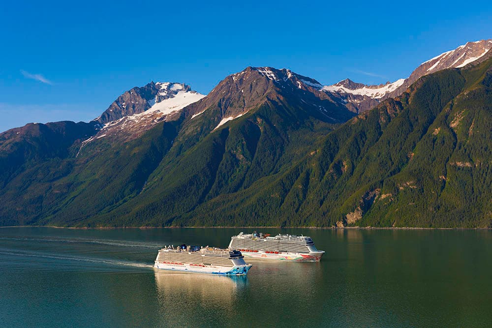 Alaska: el punto de encuentro entre los cruceros Joy y Bliss (video)